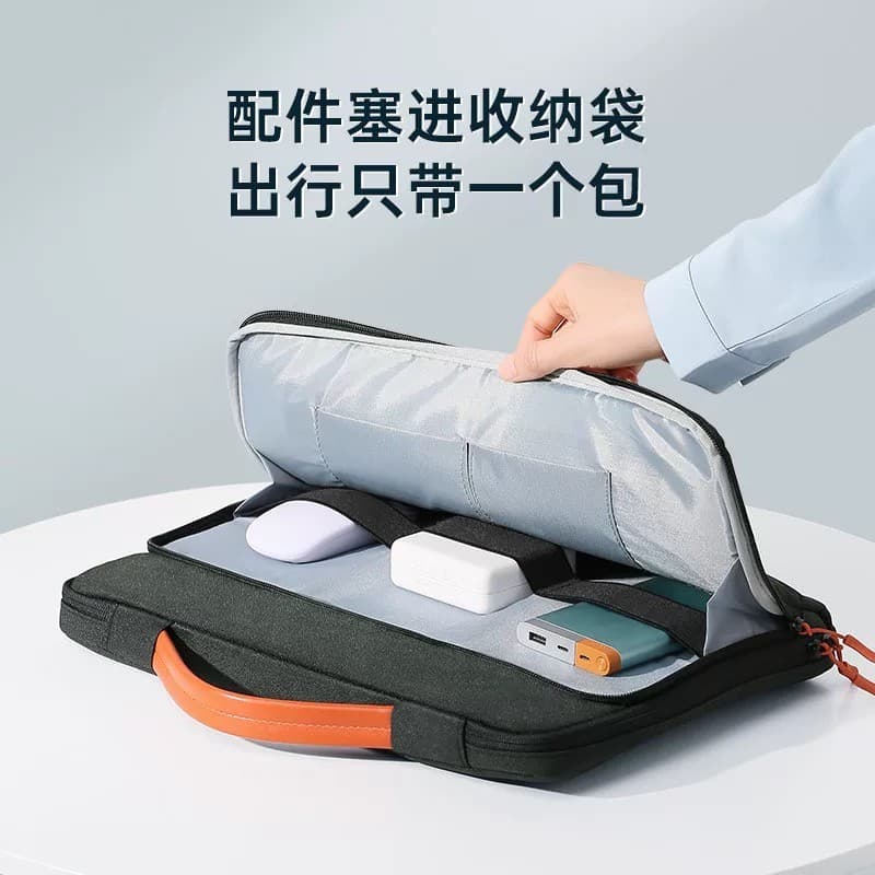 2025 Novo estilo M4air43cm Bolsa M5Pro47cm Bolsa para computador Airbag à prova de choque adequado para Apple Notebook M