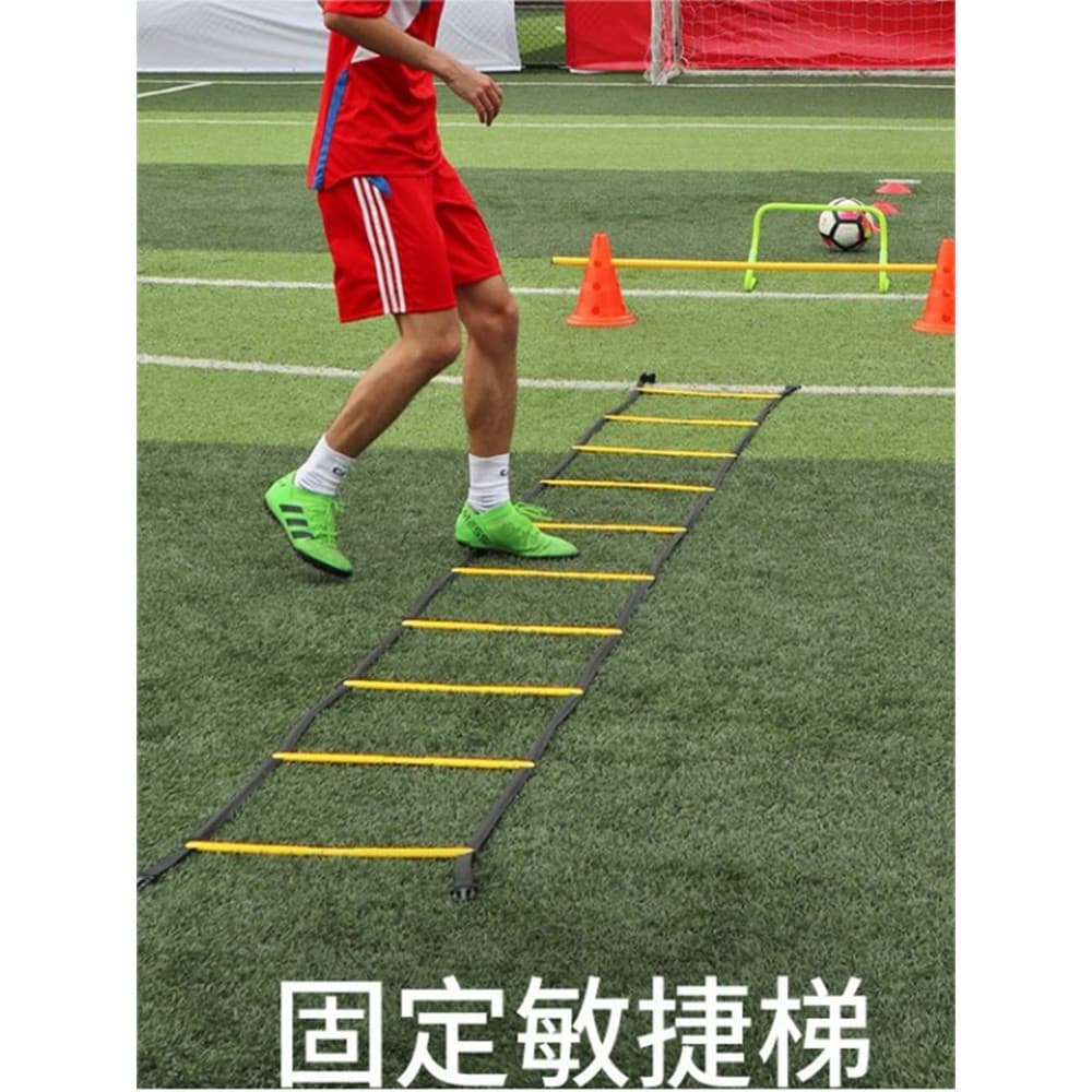 Escada de agilidade para treinamento, equipamento de futebol, corda de treinamento, escada fixa de agilidade, escada de