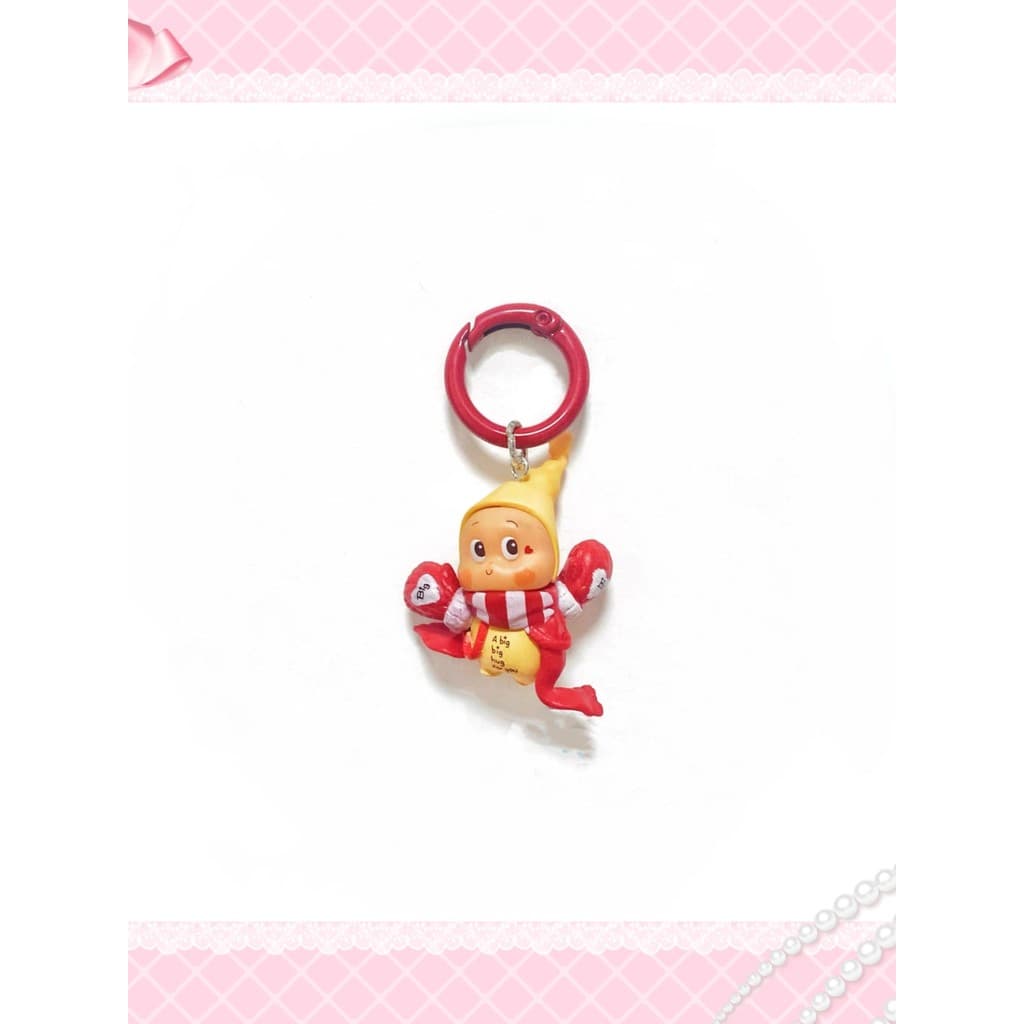 Pingente piloto estrela pingente bonito pelota chaveiro saco de corrente do telefone móvel cabide de reboque simples bon
