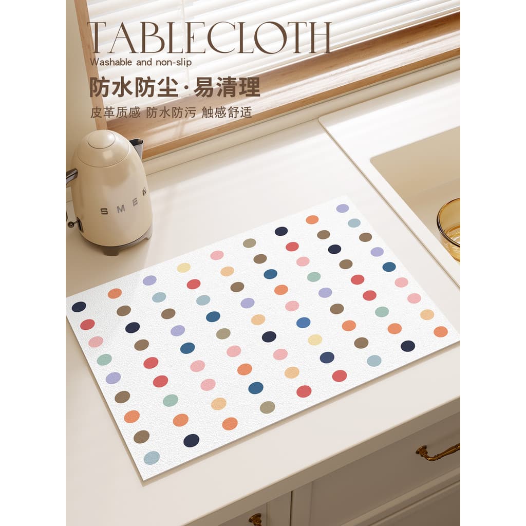 2026 novo estilo Placemat dreno esteira máquina de café bancada da cozinha à prova dwaterproof água durável isolamento t