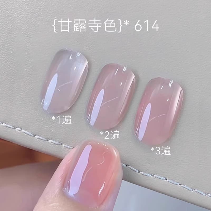 Branco água fervente unha polonês cola All-Match Ganlu templo cor Nude gelo transparente ano novo novo estilo Manicure f