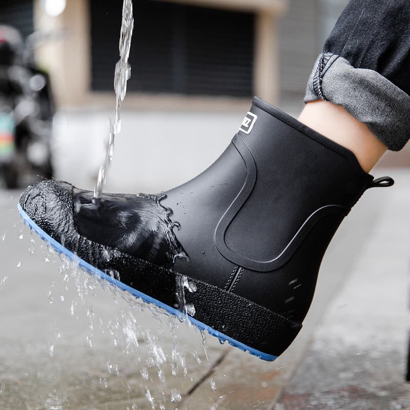 Botas de chuva masculinas ao ar livre à prova dwaterproof água sapatos de trabalho feminino 2026 novo estilo moda cozinh