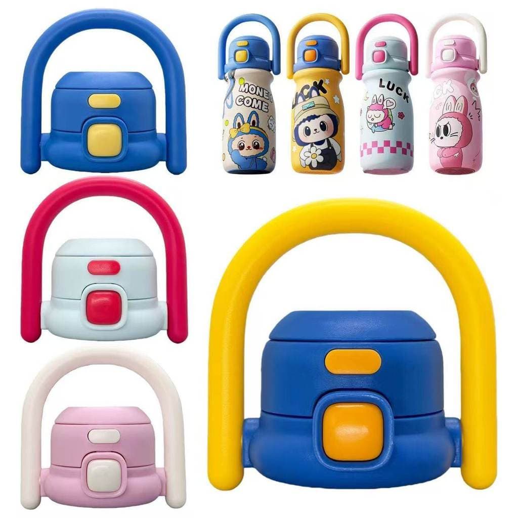 Adequado para CHICUTOM Qigutang tampa de copo térmico infantil à prova de vazamento copo de mão duplo de uso duplo com a