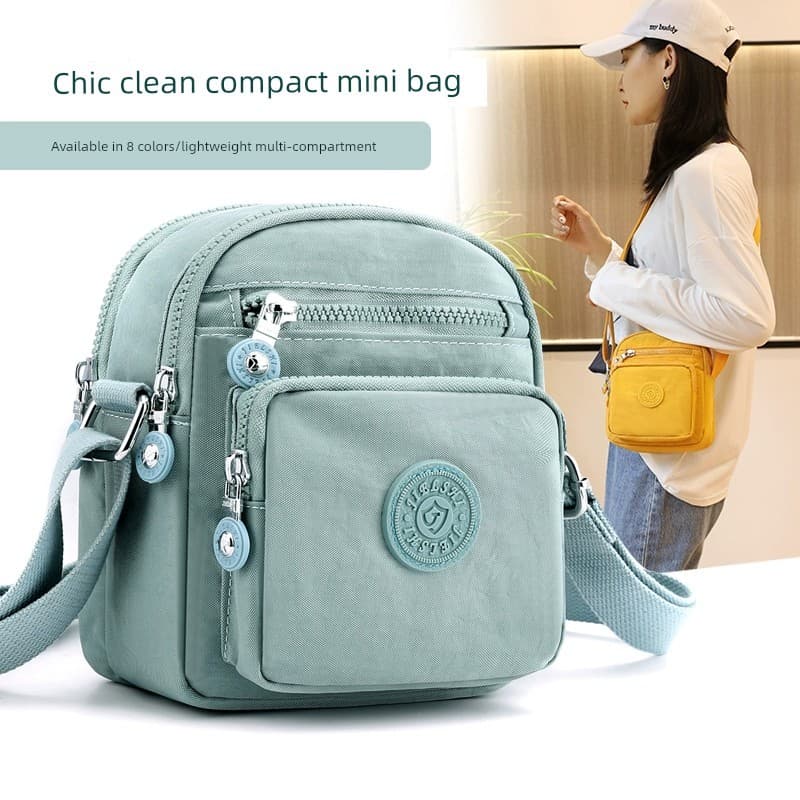 bolsa transversal feminino Bolsa Moda moderna Diagonal Mini bolsa de lona Super pequena de um ombro