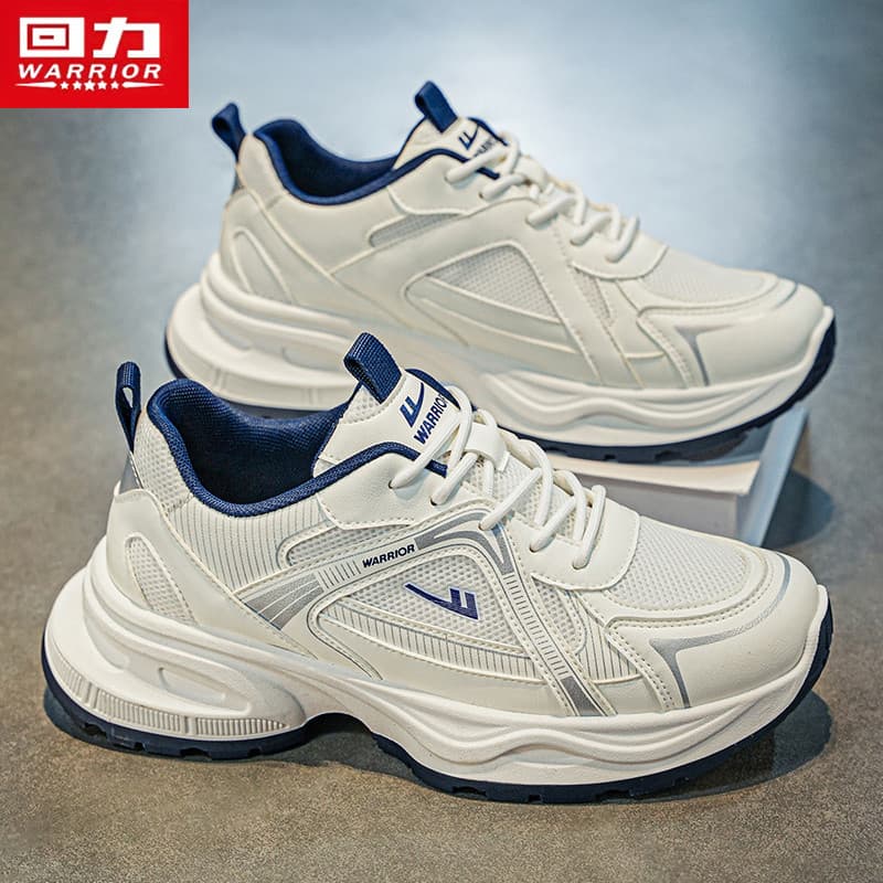 Puxar para trás oficial autêntico papai sapatos de sola grossa sapatos masculinos 2026 novo estilo primavera malha respi
