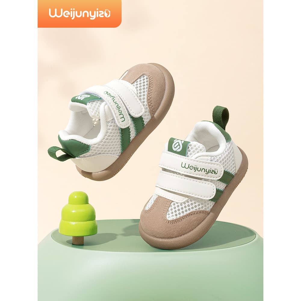 Weijunyi pé criança sapatos bebê menino sandálias estilo verão sapatos de bebê sola macia bebê menina sapatos funcionais