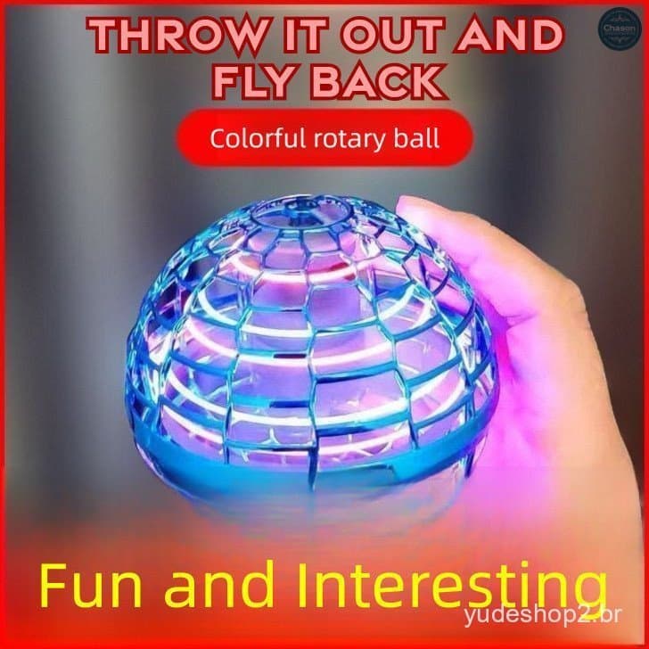 Brinquedo Gyro Luminoso de Levitação Inteligente para Crianças, Balanço de Bola Voadora, Magia, Treinamento Interativo P