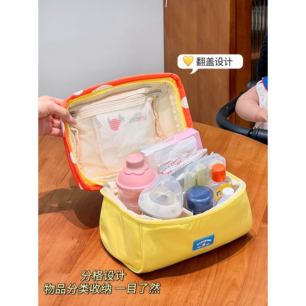 Bolsa Mamãe Novato!Bolsa portátil pequena para mamãe, bolsa leve para armazenamento de mamadeira