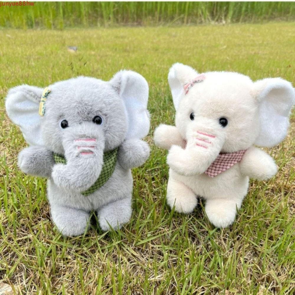 JUNYUE Abraçando Brinquedo De Pelúcia , Boneca De Elefante Com Lenço De Orelha Grande , Fofo E Confortável