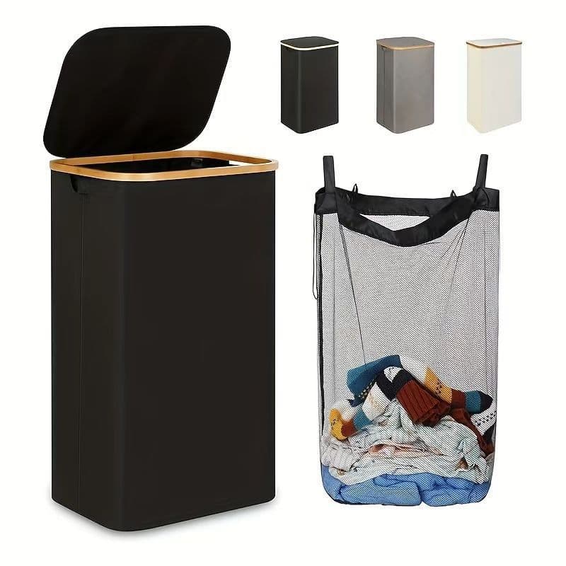 Cesta de roupas sujas dobrável transfronteiriça com bolsa interna Cesto de roupas sujas para banheiro Quarto Roupas suja