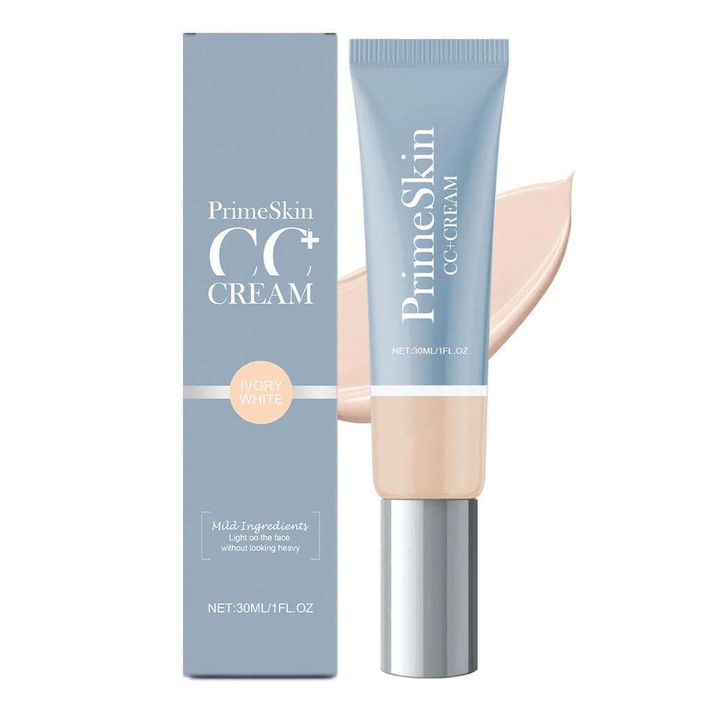 Primal Skin Cc Cream para Mulheres Mais Velhas, Base Líquida Cc Cream, Hidratante, Não Pegajoso, 1.8 fl oz/30ml (Branco