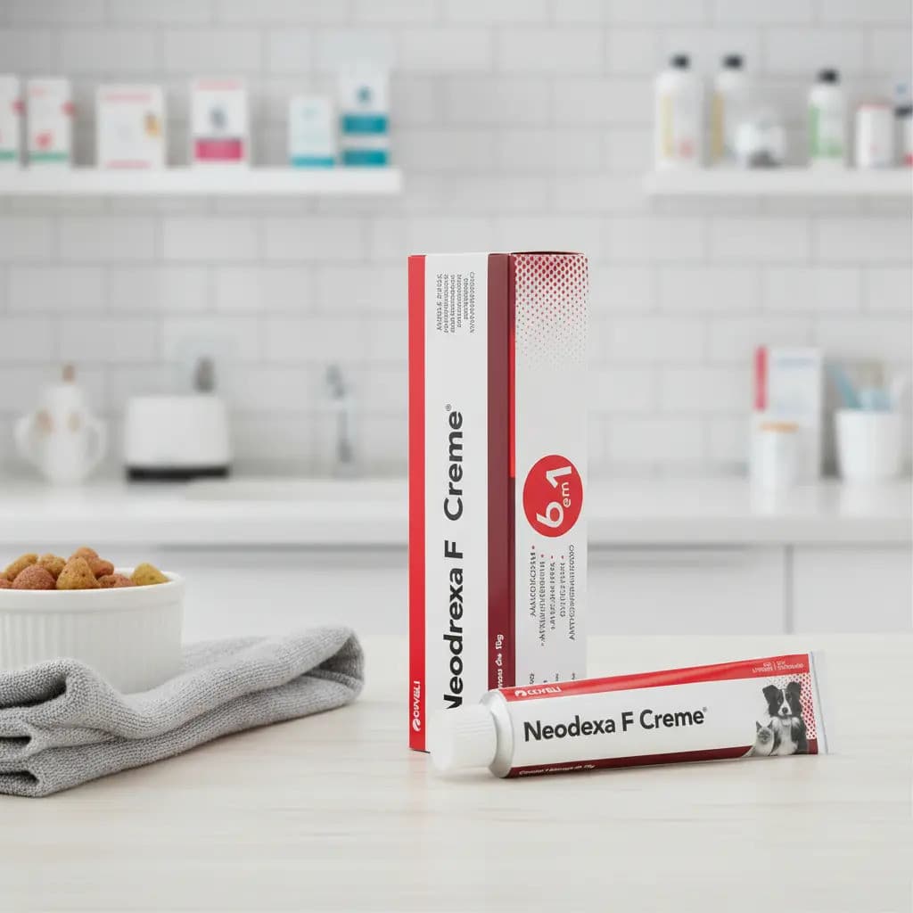 Neodexa F Creme Cães e Gatos 15g Irritação Coceira - Coveli