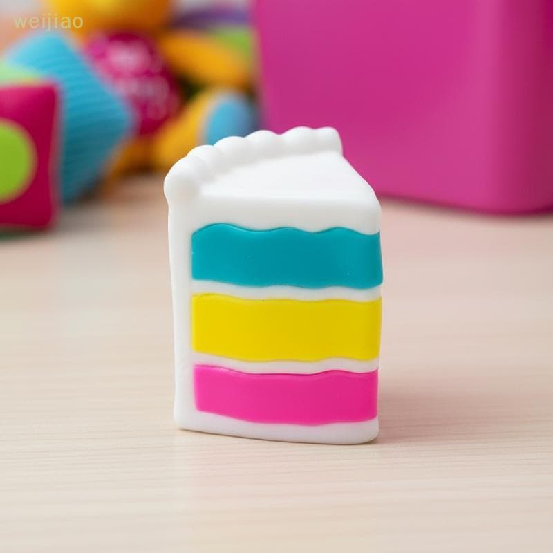 [WEI] 1 Unidade De Ferramenta Sensorial Em Formato De Bolo Para Ansiedade No Escritório E Alívio Do Estresse Bom