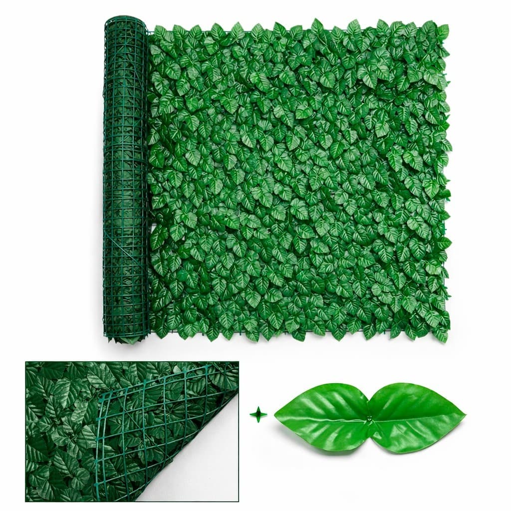 Muro Inglês Jardim Vertical Artificial Decorativo Verde Área Gourmet Churrasqueira
