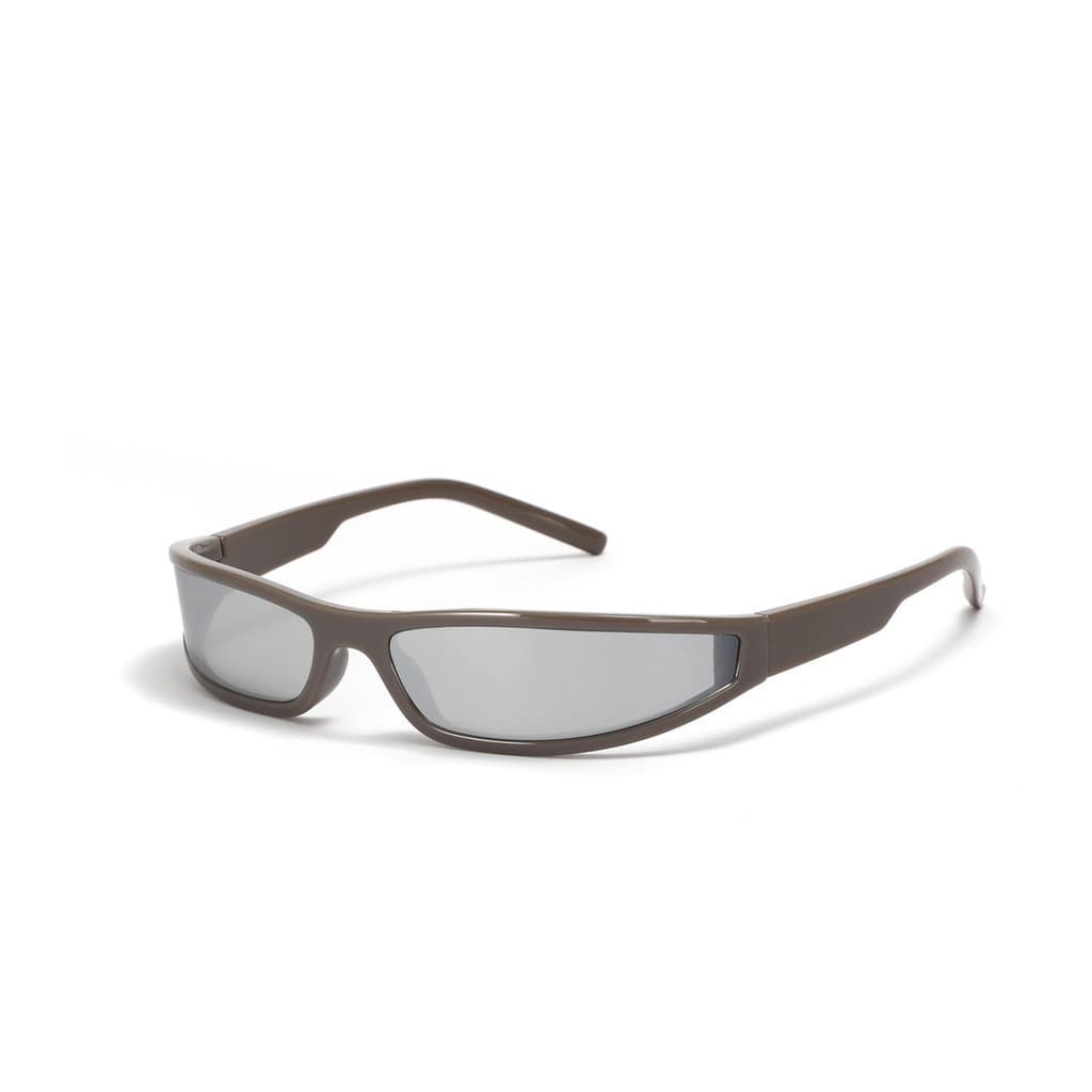 Moldura pequena única Y2K Hip-Hop Trendy Sports Sunglasses Retro Fashion You Ladies Men Driving Party Protetor solar par