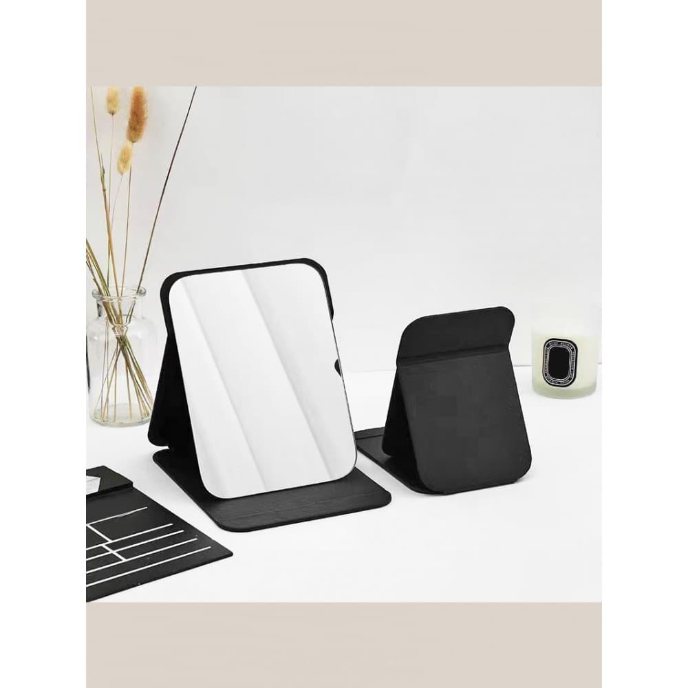 Espelho T/dobrável/desktop A1pq801-dobrável portátil espelho de maquiagem dormitório espelho de vestir masculino feminin