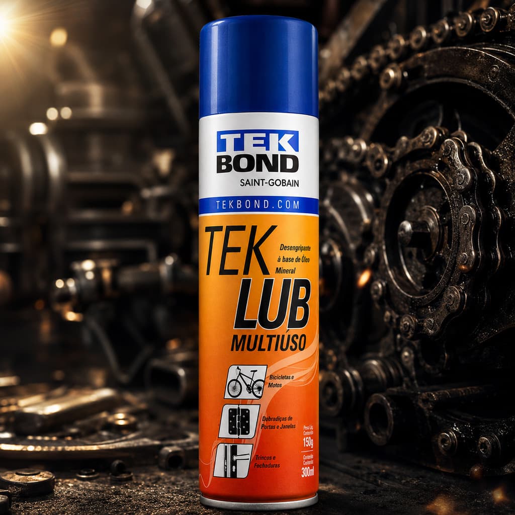 Óleo Desengripante e Lubrificante Multiuso Uso Geral 300ml TEKLUB Anti-Ferrugem