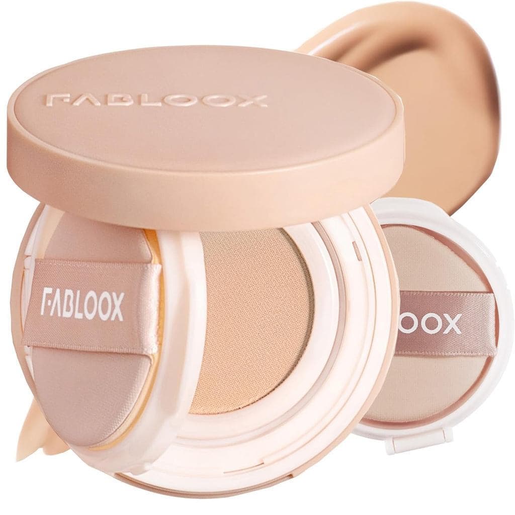 Base cushion de longa duração que mantém a cor, base corretiva natural, base cushion respirável e leve, adequada para to