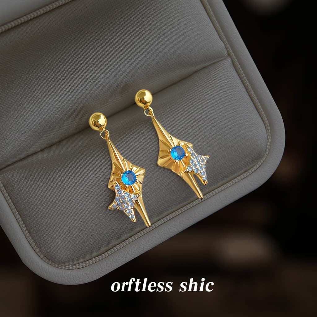 Design Original moda High-End luz estilo de luxo estrela nicho Yiwu jóias brincos brincos