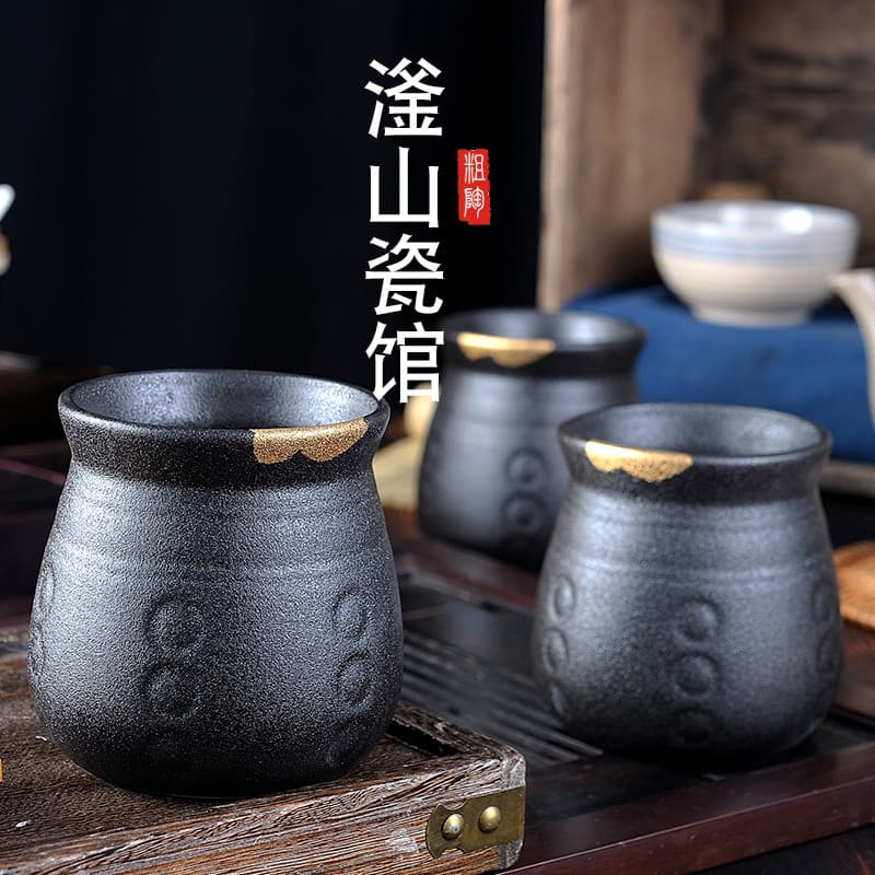Japonês Retro cerâmica pauzinho titular cozinha do agregado familiar pauzinho cesta gaiola redonda dreno colher pratelei