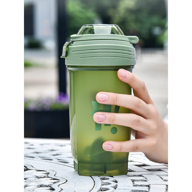 Proteína em pó dedicado Shaker copo mexendo esportes portáteis copo de Fitness cerveja Milkshake café leite copo mexendo