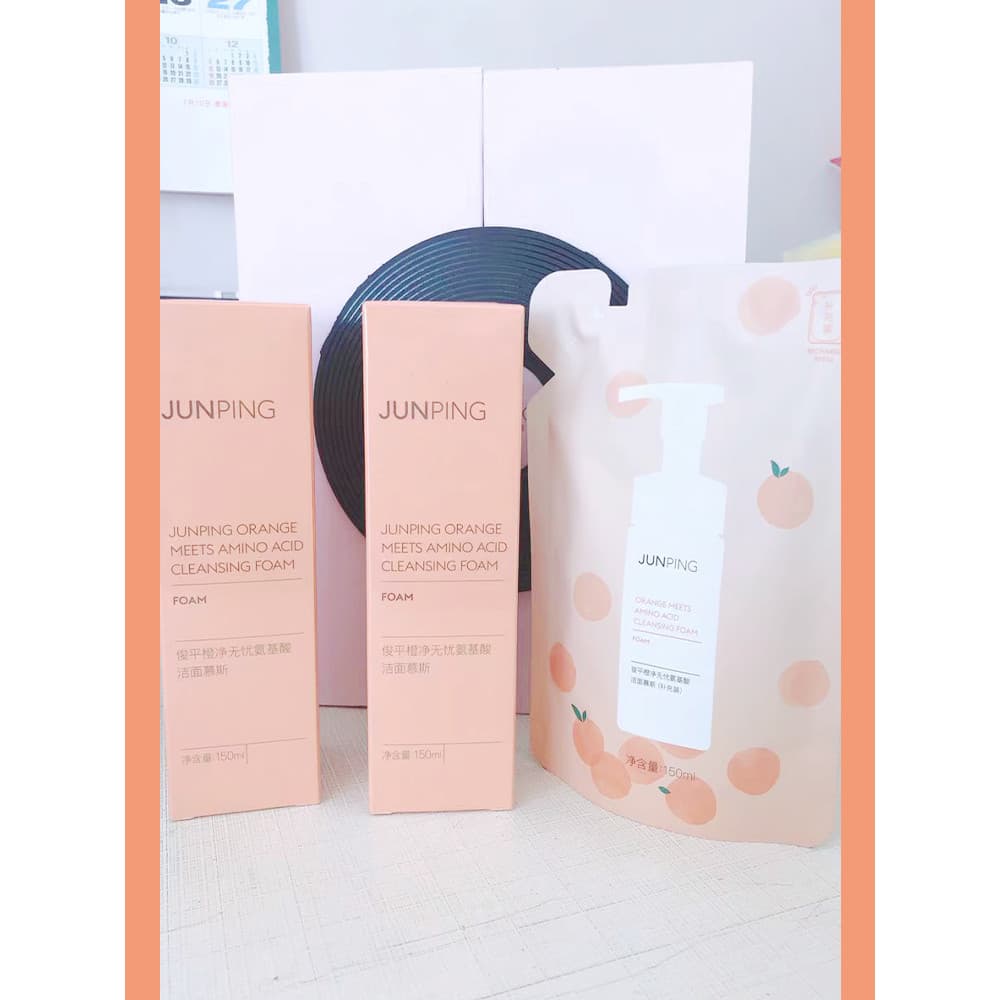 Junping Demon King limpador Facial feminino pacote de recarga pacote de substituição Mousse de limpeza produto genuíno l
