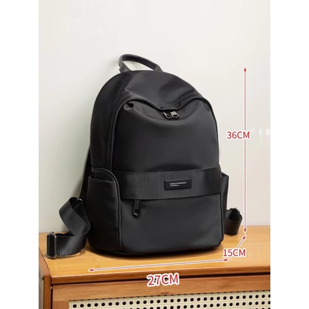Street Wear 2026 novo estilo náilon mochila portátil grande capacidade Oxford pano saco de escola feminino estudantes un