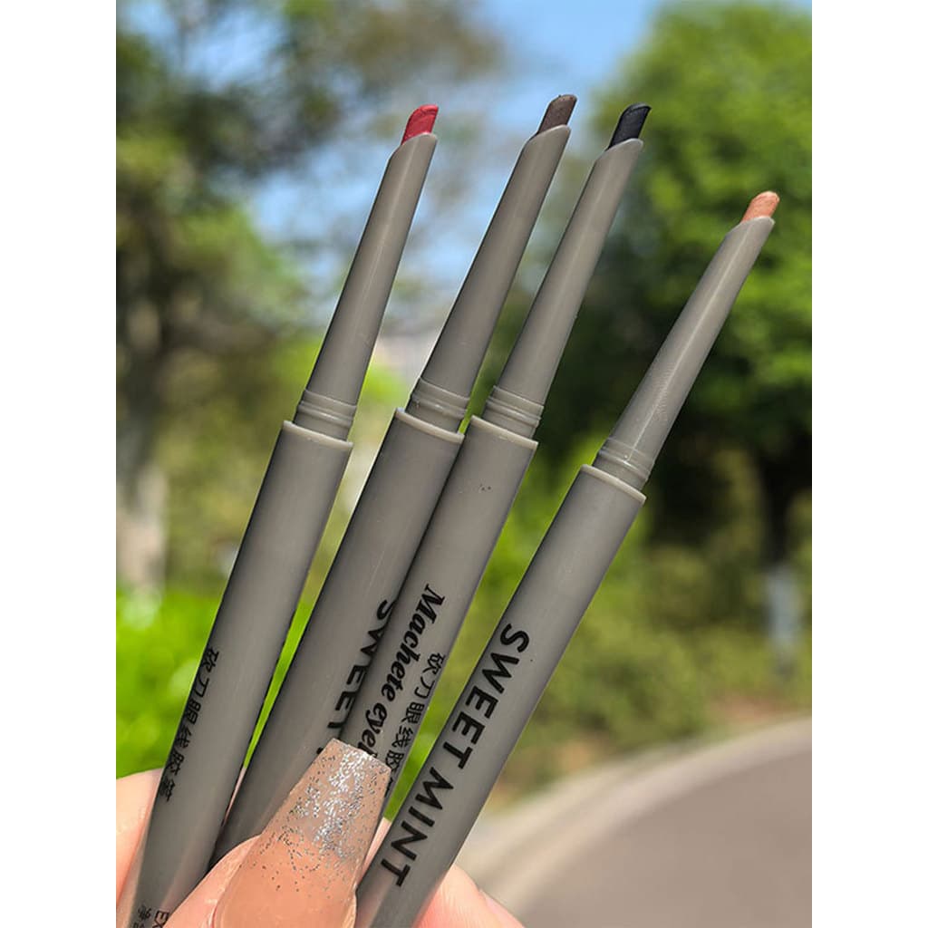 Novo delineador de raposa chinesa!Caneta de Gel delineadora de lâmina vermelha de longa duração, sem manchas, à prova d'
