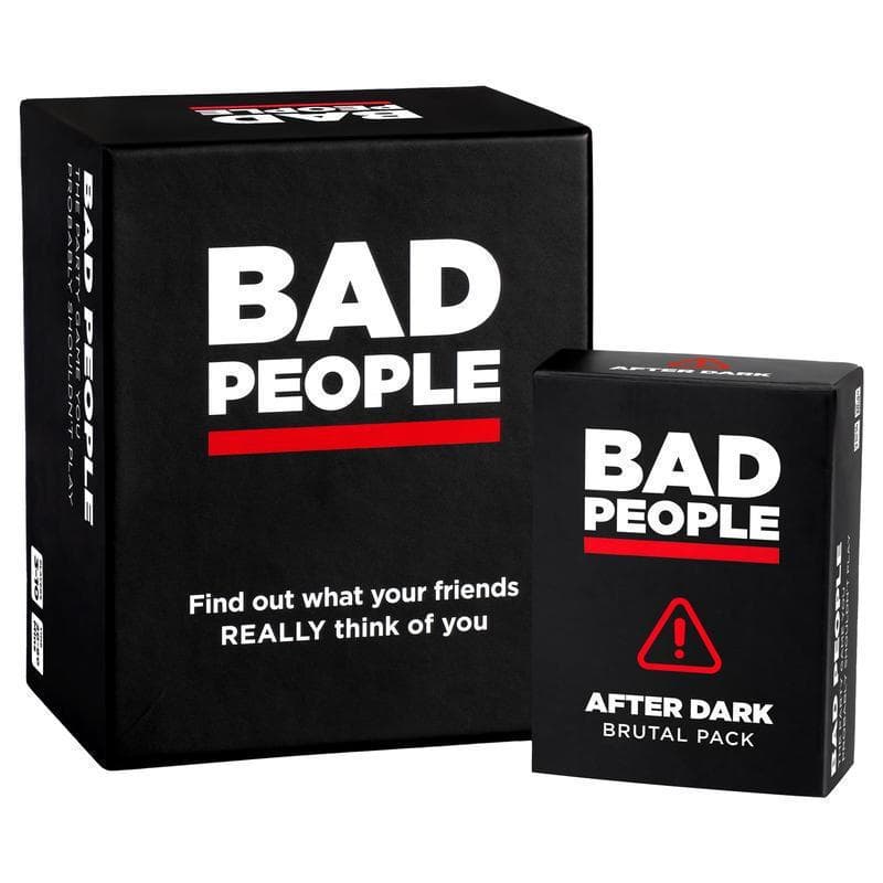 BADPEOPLE Jogo de Festa + Expans茫o AfterDark - Jogo de Cartas Hil谩rio para Festas Divertidas, Jogos de Tabuleiro e Noite