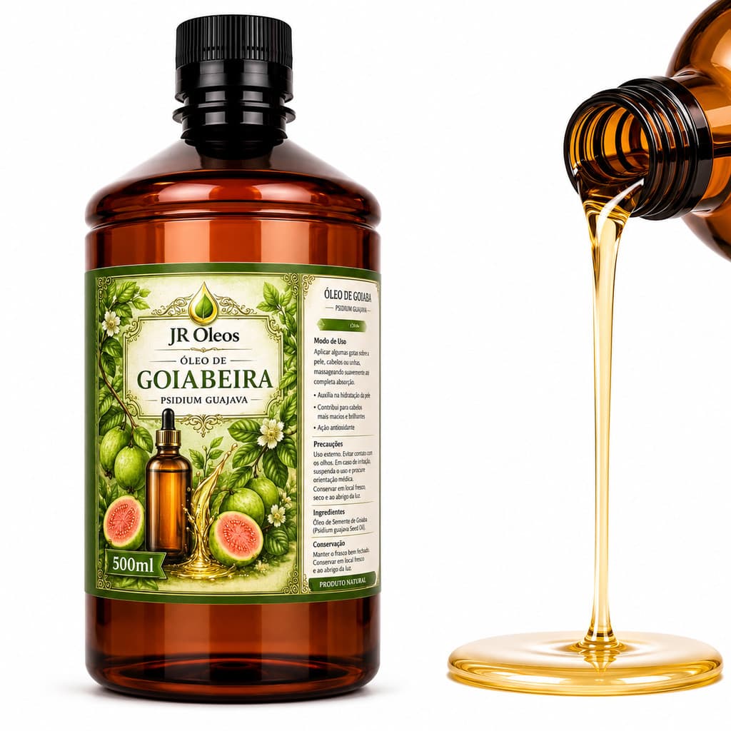 Óleo de Goiaba 100% Natural 500ml