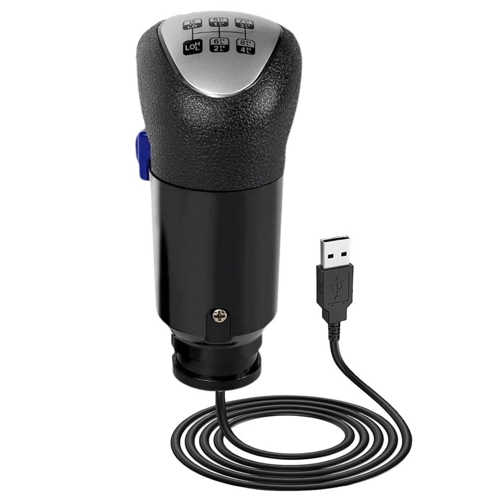 RQG Compatível com Logitech Shifter, Manopla de Câmbio USB Compatível com Logitech G29, G27, G25, G920, ETS2 ATS Shifter