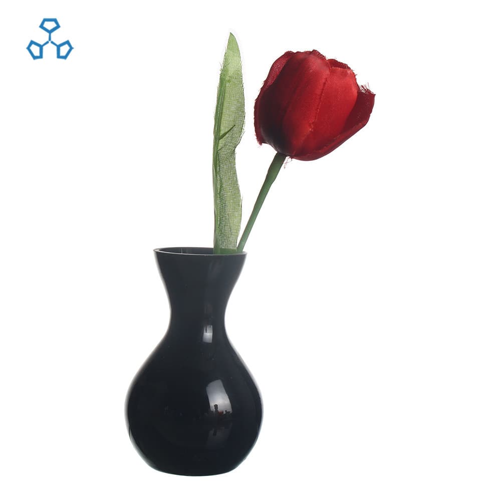Conjunto de vasos de vidro colorido soprado à mão para decoração de casa, restaurante e hotel, para arranjos florais dec