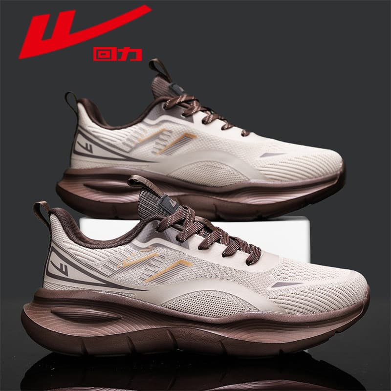 Puxar para trás sapatos masculinos genuínos sapatos esportivos malha de verão novo estilo respirável Ultra-leve absorção