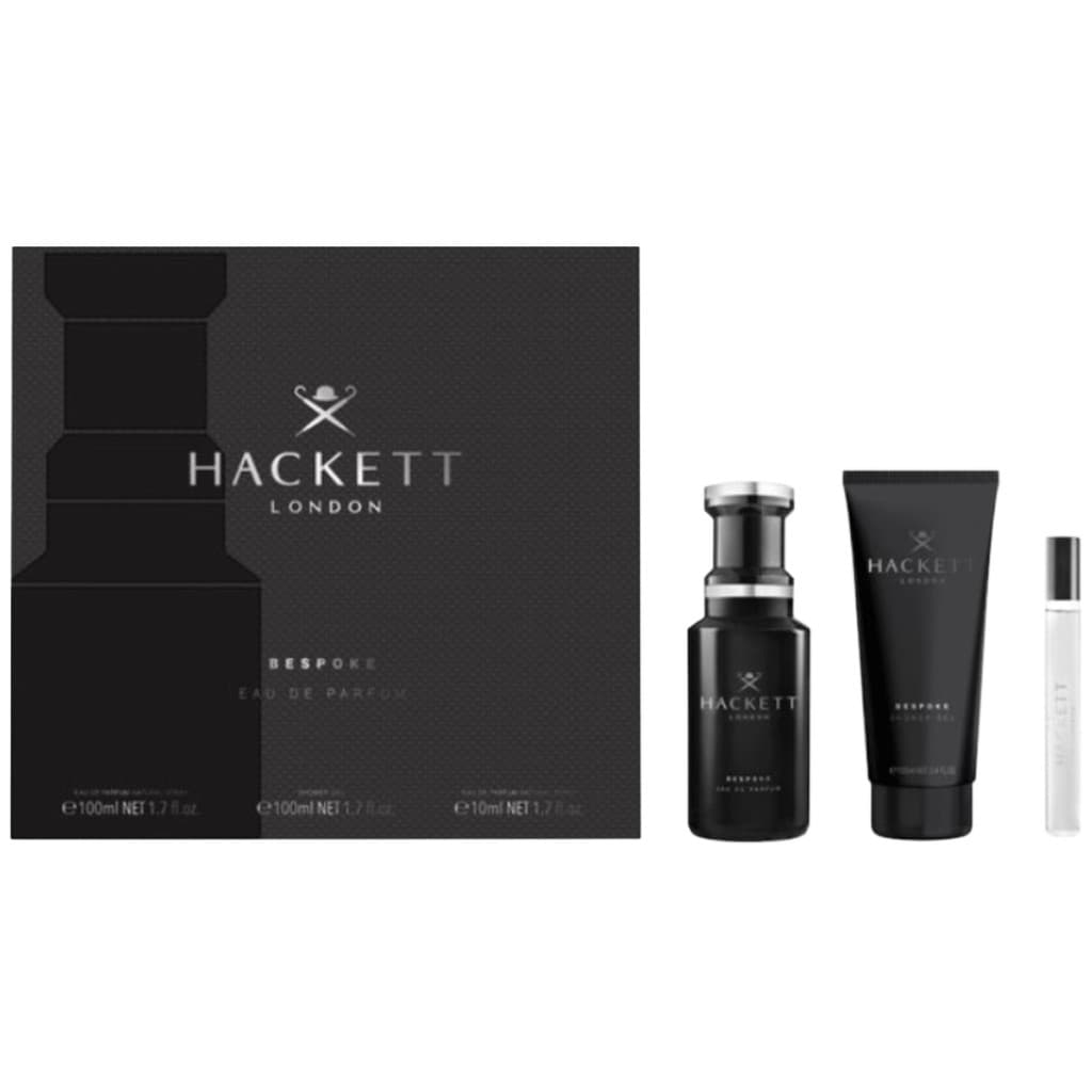 Kit Perfume Hackett Bespoke Eau de Parfum 100ml + Shower Gel 100ml + Travel Spray 10ml Masculino