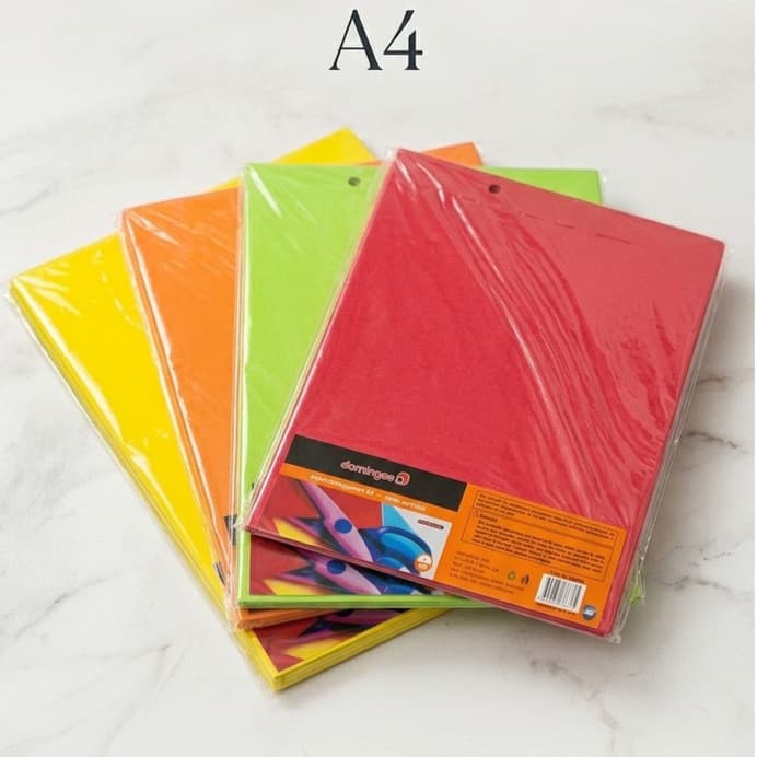 Kit Com Papéis EVA A4 Liso ou Glitter Decoração Várias Cores