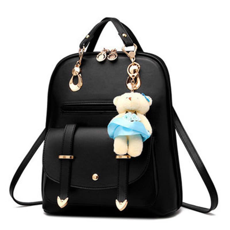 Mochila 2025 novo estilo moda na moda feminina mochila primavera verão novo estilo estudante moda Casual urso saco de es