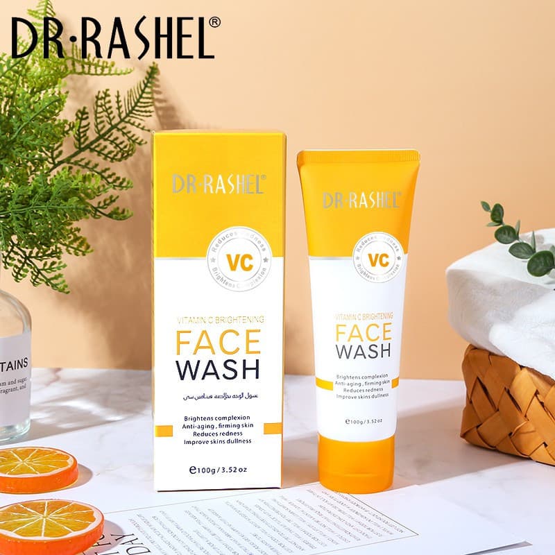 Novo Produto DR RASHEL 2021, Limpador Facial com Vitamina C, Sabonete Facial Iluminador 100g