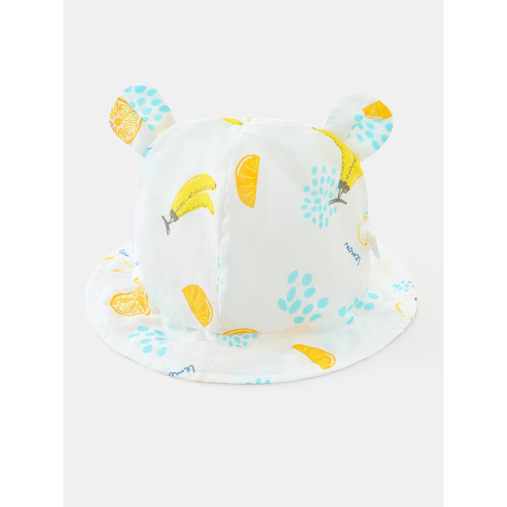 Chapéu de bebê primavera outono dos desenhos animados balde chapéu verão bonito pequeno mês idade bebê protetor solar ch