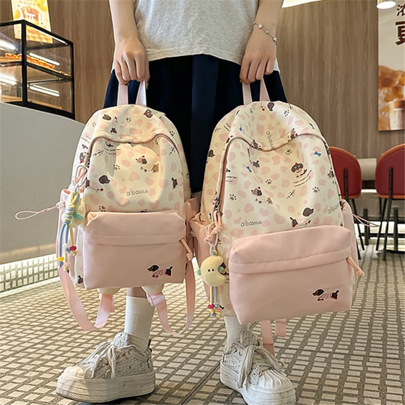 Crianças classe mochila meninas passeio viagem leve estudo mochila estudantes da escola primária grau 3-6 classe saco de