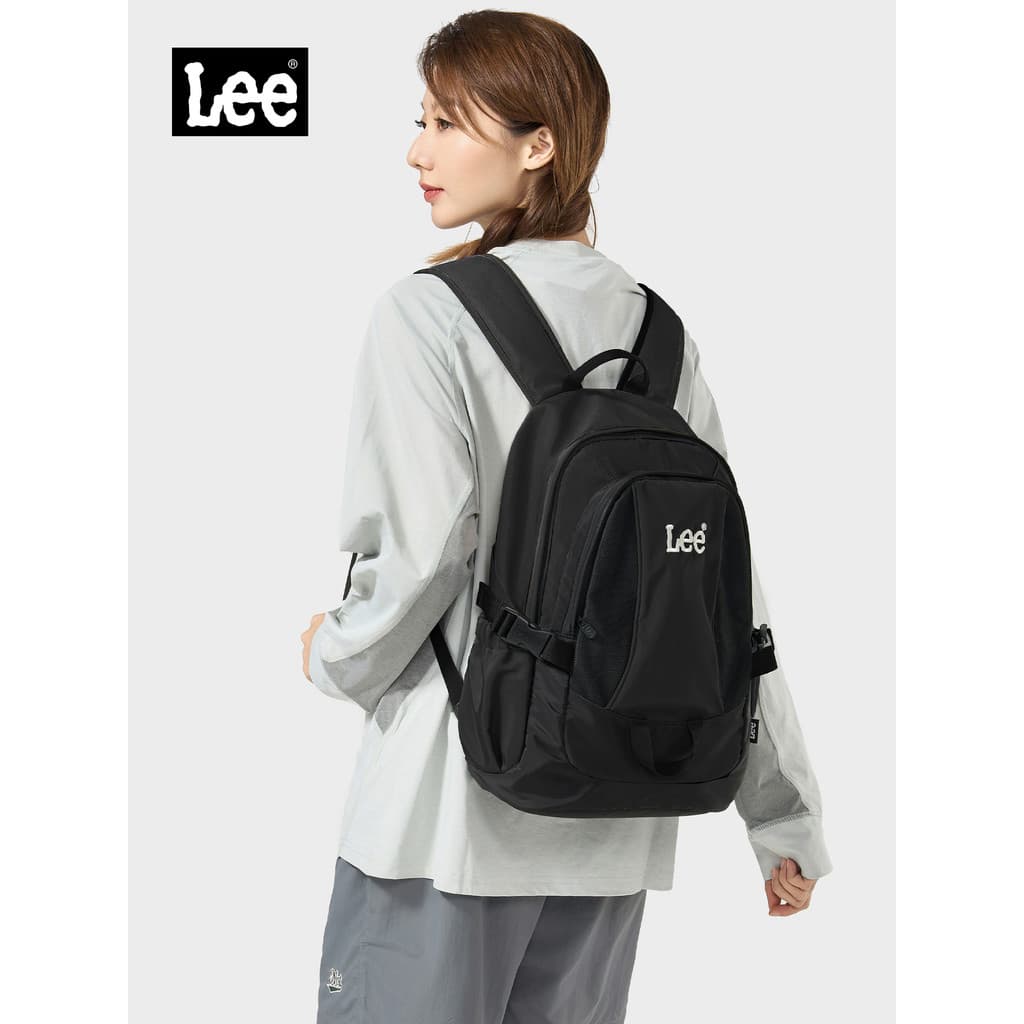 Lee oficial mochila de viagem novo estilo lazer computador saco feminino estudante universitário esportes ao ar livre gr