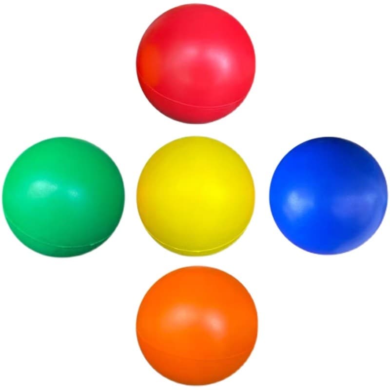 6/7/9cm bola de esponja sólida bola de treinamento de reabilitação Fitness bola de aperto Piano exercício força do dedo