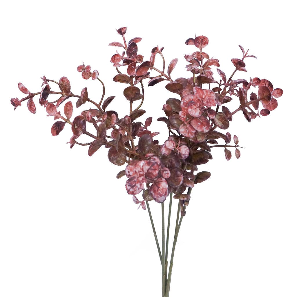 Buquê Artificial de Eucalipto Outonal 35cm Decoração para Casa e Casamento