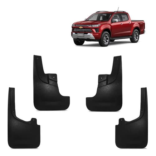 Jogo Apara Barro Chevrolet S10 2012 A 2026 Preto Fosco