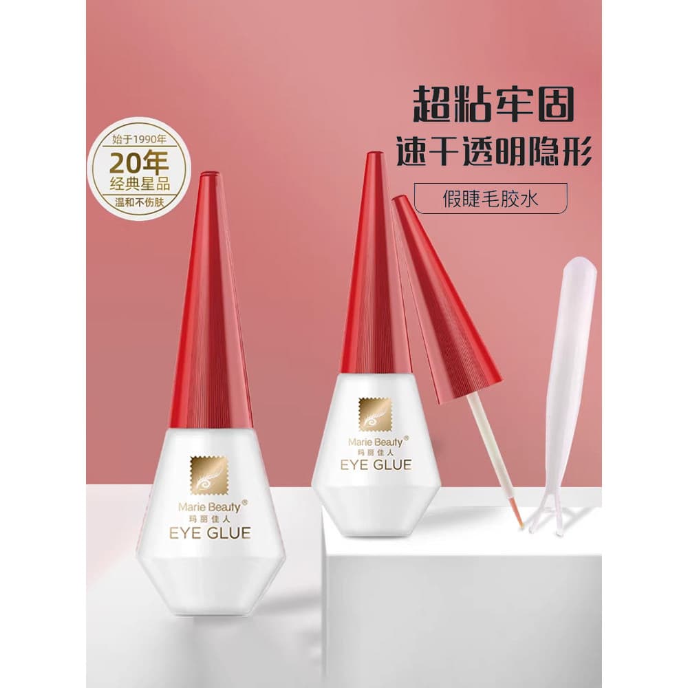 Shanghai Mary Lady cola multiuso cílios cola capa vermelha cola branca dupla pálpebra adesivo pegajoso cílios postiços c