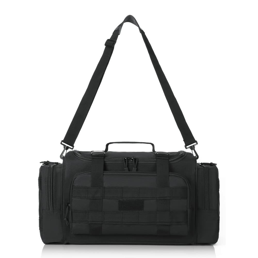 Bolsa de ginástica tática masculina de grande capacidade, bolsa de barriga, esportes ao ar livre, bolsa de ombro, auto-c