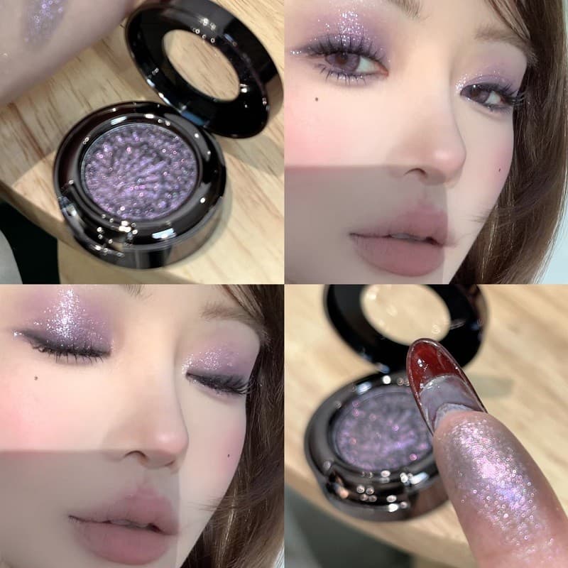 FAICCIA FAICIA Camaleão Esfumaçado Roxo Paleta de Sombras Picadas Batatas Peroladas Piscando Iluminando Diamantes Maquia