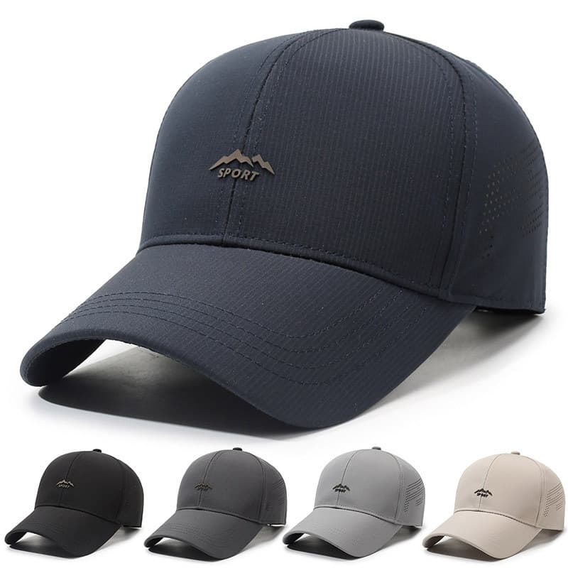 Verão respirável chapéu masculino novo estilo boné de beisebol malha fina ao ar livre protetor solar chapéu de sol aba l