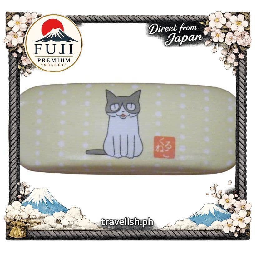[St.Lady's] Estojo para Óculos Feminino Design Gato Fofo Kuruneko Tome 【Direto do Japão】