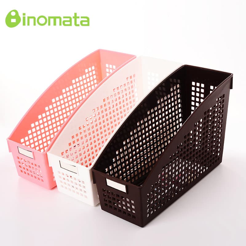 Japão japão importado cesta de armazenamento de plástico lanche armazenamento organizador quadro cesta Desktop retangula