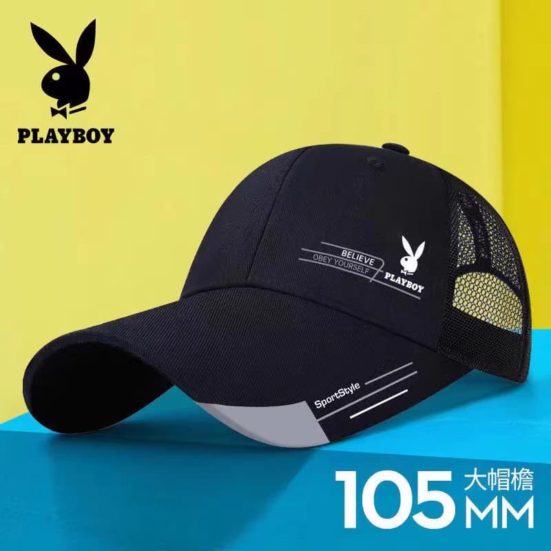 Playboy chapéu masculino verão boné de pico Street Wear novo estilo guarda-sol chapéu de sol feminino respirável boné de